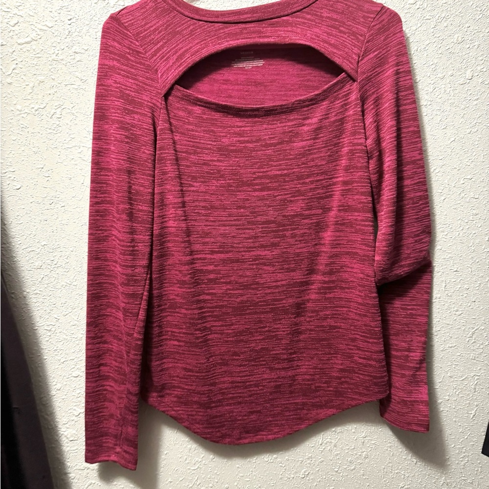 Juicy Couture Pink Cut Out Blouse